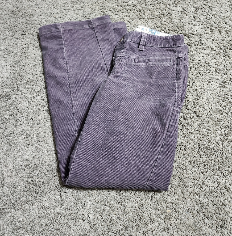 Athleta Purple Corduroy Boot Cut Pants